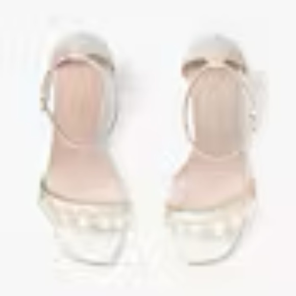 Kate Spade Avaline Cream Pearl-Adorned Ankle Strap Heels - Picture 13 of 13